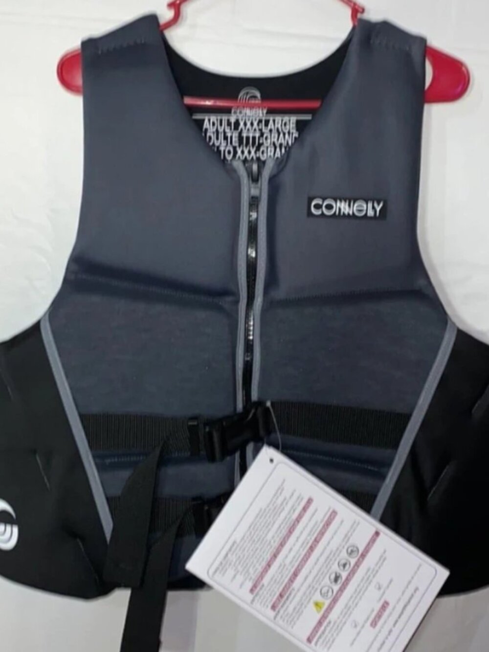 Connelly Men's Classic Neoprene Vest Life Jacket Size 3XL / 52" - 56” Chest